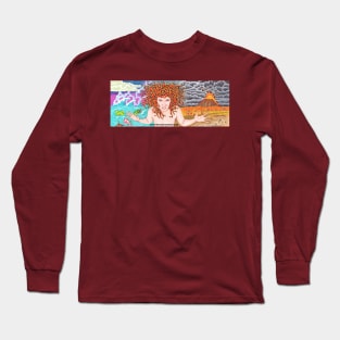 Medusa's Outrage banner Long Sleeve T-Shirt